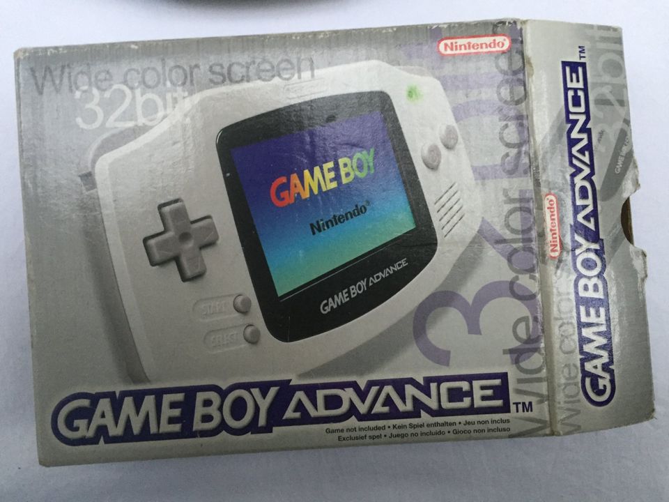 Nintendo Gameboy Advance + OVP (andere version) + Anl. • Glacier in Saarlouis