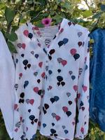 BLUSE GERRY WEBER 36 WEÍẞ BLAU PINK - WIE NEU!!! Mecklenburg-Vorpommern - Wismar Vorschau