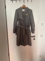 Mantel grau Mango Statement Knopf Gürtel Trenchcoat meliert Bayern - Pfaffenhofen a.d. Ilm Vorschau