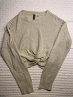 H&M Crop Oberteil Schwangerschaft Umstand S beige Dresden - Blasewitz Vorschau