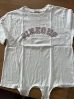 Pinko T-Shirt weiß mit rosa Glitzeraufdruck Bayern - Memmingen Vorschau