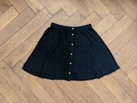 Asos Jersey Rock mit Knopfleiste Schwarz Viskose Gr. 38 / M Bayern - Fürth Vorschau