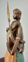 Schmale hohe Skulptur - Afrikanisches Paar Niedersachsen - Oldenburg Vorschau