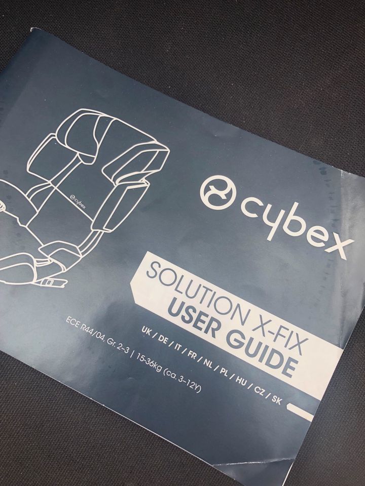 Cybex Solution x-fix schwarz in Nürnberg (Mittelfr)