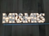 MR & MRS Leuchtschild, Hochzeit Schild Nordrhein-Westfalen - Kreuzau Vorschau