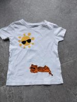T-Shirt weiß mit Tiger  und Sonne ☀️ Gr 98 impidimpi Bayern - Egling a.d. Paar Vorschau