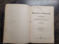 Buch antik, Elemente der Mathematik 2, von 1893, Reidt Hessen - Einhausen Vorschau