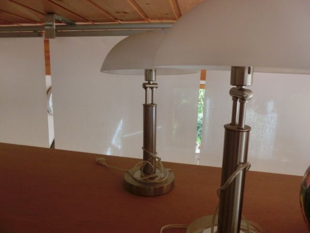 Lampen Tischleuchten dimmbar neuwertig in Oberrot