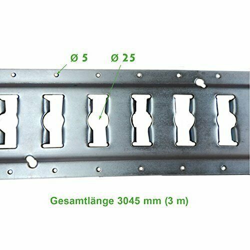 Ankerschiene Kombi Zurrschiene 3000 mm (3 m) verzinktes Blech in Völklingen