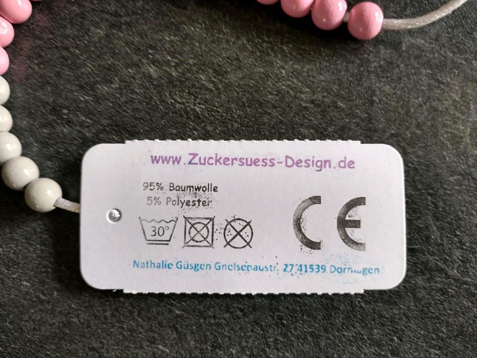 NEU Rechenkette Maus Name Emilia grau rosa Zuckersüß Design in Bremen