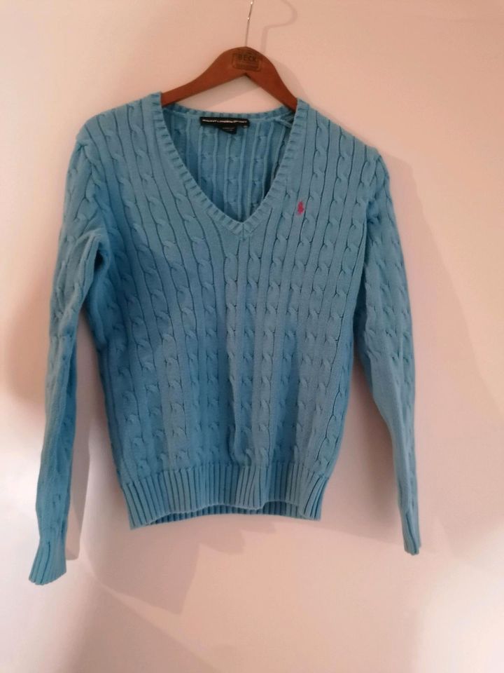 Polo Ralph Lauren Zopfmuster Pullover Baumwolle neu in München