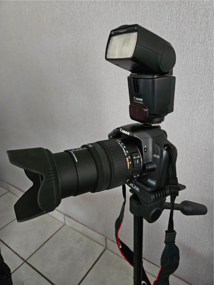 Canon EOS 450D / Speedlite 430EX II / Sigma 18-125 mm / uvm. in Herten