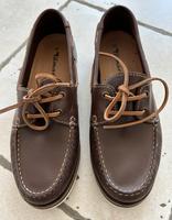 Tamaris Bootsschuh Mokassin Leder braun Gr. 39 wie neu Hessen - Roßdorf Vorschau