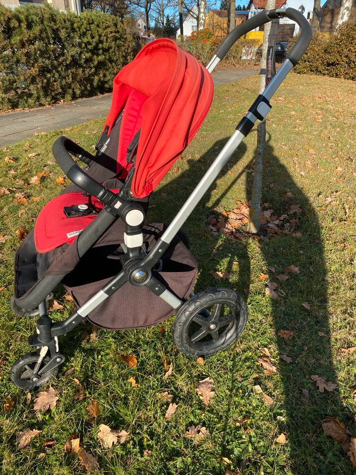 Bugaboo Cameleon 3 rot inkl. Babywanne & Sportsitz in Berlin