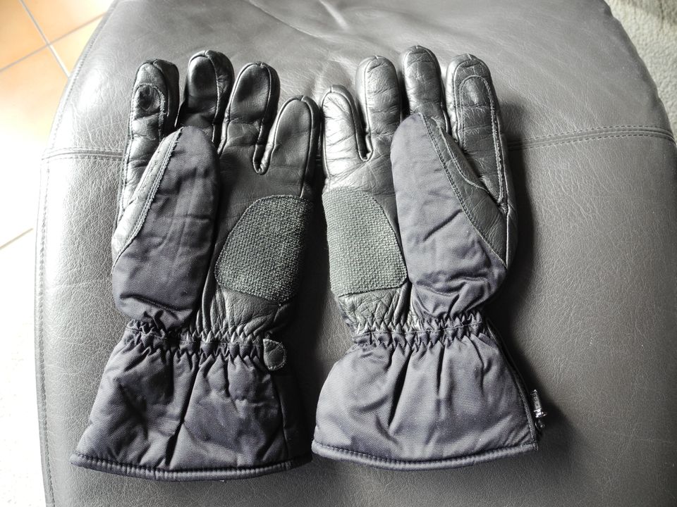 Motorrad Handschuhe von BMW Leder/ Gore-Tex schwarz 10 -10 1/2 in Hünxe