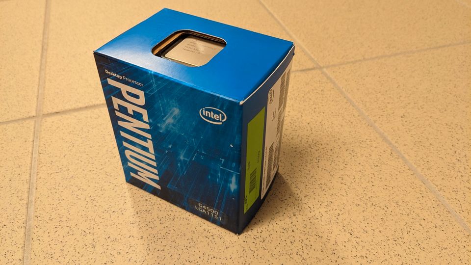 Intel Pentium G4500, LGA 1151, 2C/2T, 3.50GHz, boxed in Großharthau-Seeligstadt