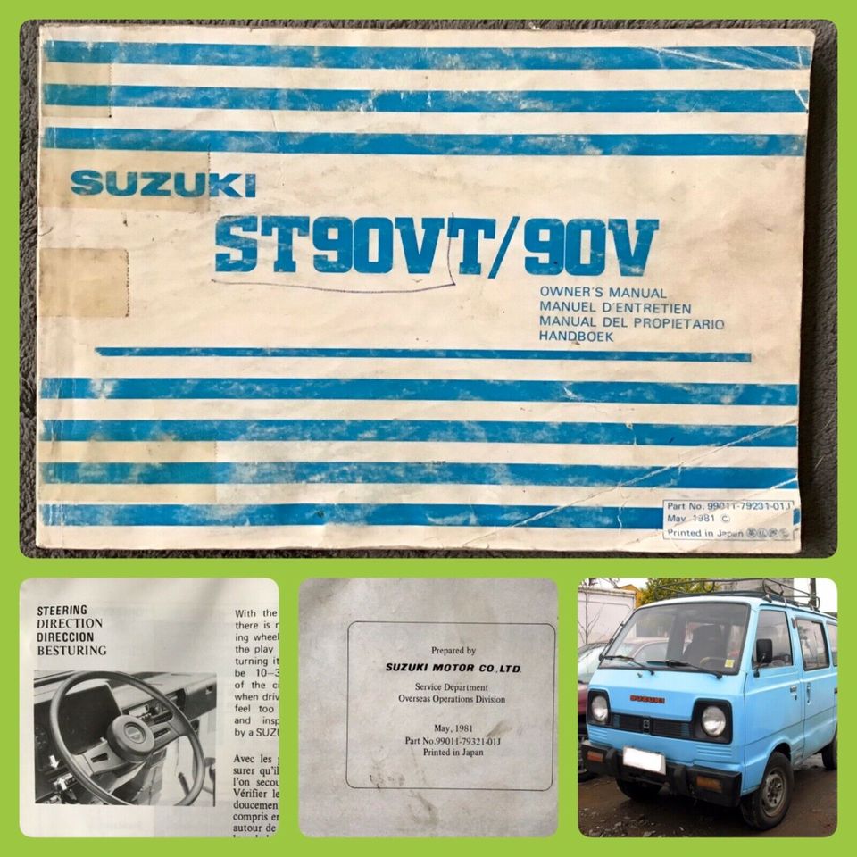 Bedienungsanleitung•SUZUKI•Carry•ST90VT ST90V•o5/81 in Neunkirchen