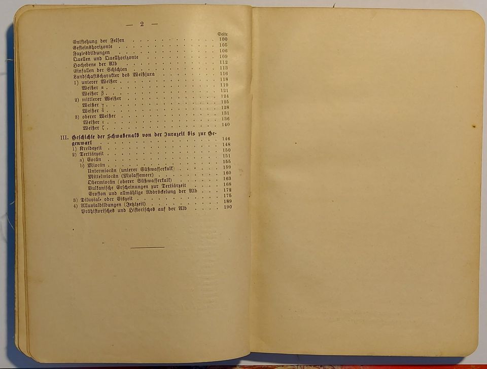 Die Schwabenalb und ihr geologischer Aufbau / 1904 in Kempten