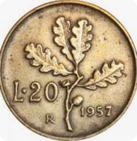 Italien 20 Lire 1957 Nordrhein-Westfalen - Hamm Vorschau