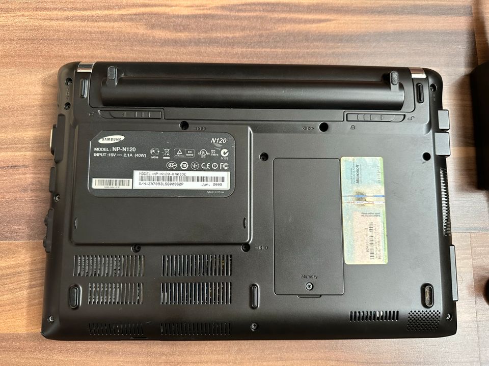 Samsung N120 Mini Notebook mit Netzteil ohne HDD in Glinde
