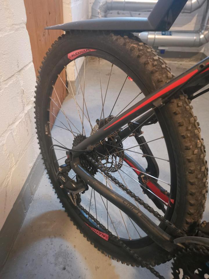 Cube Aim Disc Mountainbike 26 Zoll Schwarz Rot Herren Fahrrad in Hamburg