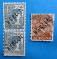 Lot Berlin - 1948 Freimarken:mit Schwarzaufdruck "Berlin", gest Bayern - Höchstädt i. Fichtelgebirge Vorschau