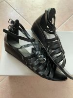 Janet D. Sandalen Gr. 39 Black Leder Gladiator-Stil OVP NEUwertig Nordrhein-Westfalen - Langenfeld Vorschau