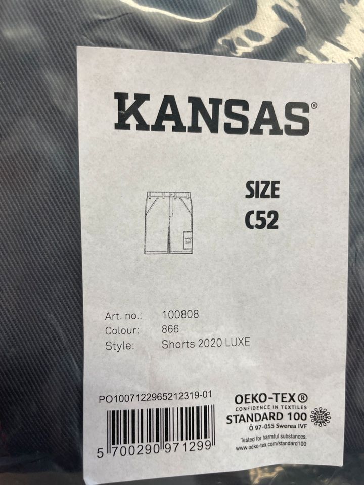 Arbeitshose Shorts Kansas C 52 in Königsmoos