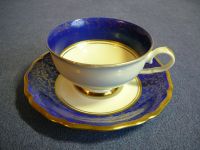 Tasse +Untertasse, Johann Haviland, blau weiss gold, Sammeltasse Niedersachsen - Asendorf (bei Bruchhausen-Vilsen) Vorschau