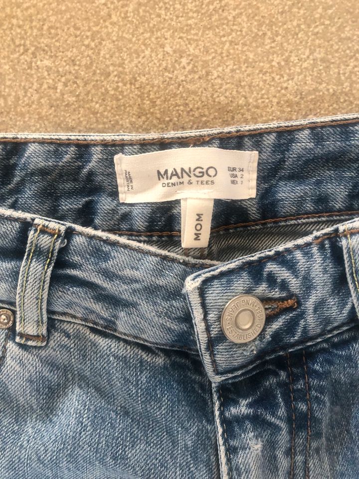 Jeans/MOM-Jeans Mango Gr.34 wie neu! in Velen