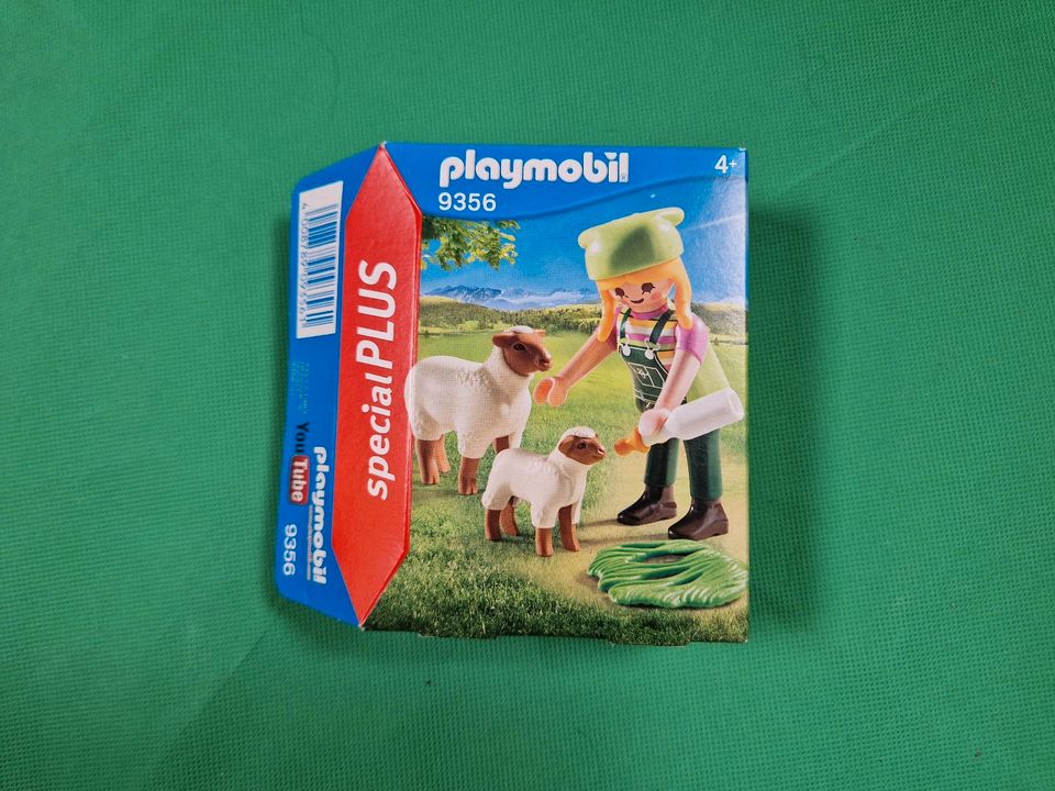 Playmobil 9356 specialPLUS Schaf Lamm Bäuerin Babyschaf komplett in Hemsbach