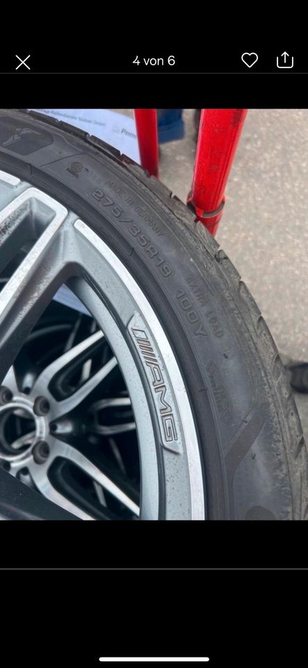 Mercedes AMG Alufelgen Sommerreifen Goodyear Größe 275/35R19 100Y in Laupheim