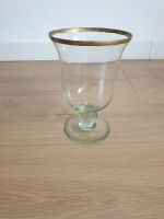 Glas-Vase mit Goldrand Niedersachsen - Osnabrück Vorschau