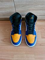 Jordan 1 Mid Lakers (2022) US Größe 9.5 Sachsen-Anhalt - Bitterfeld Vorschau