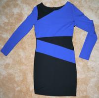 Laura Scott Kleid Cocktailkleid Etuikleid Stretch Blau/Schwarz Berlin - Steglitz Vorschau