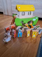 Everearth Holz Arche Noah Tiere Spielzeug Montessori  Schleich Niedersachsen - Semmenstedt Vorschau