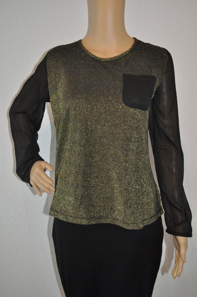 Rick Cardona Damen Bluse Shirt gold schwarz NEU Gr. 42 in Hamm