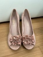 Pumps Schuhe rosa mit Blumen Detail Bayern - Friedberg Vorschau