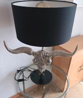Extravagante Tischlampe EL TORO 68cm schwarz Stierkopf Tischleuch Schleswig-Holstein - Itzehoe Vorschau