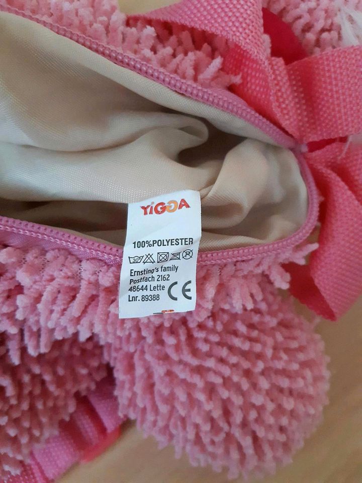 Einhorn Rucksack und Kuscheltier rosa pink Plüsch Zottel in Dresden