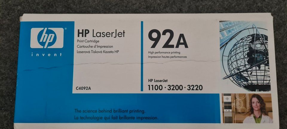 Hp Toner original 92A C4092A Laserjet 1100,3200,3220 in Thüringen - Erfurt  | Drucker & Scanner gebraucht kaufen | eBay Kleinanzeigen ist jetzt  Kleinanzeigen