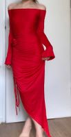 Fashion Nova Abendkleid rot neu XS Maxi bodycon off shoulder Rose Berlin - Charlottenburg Vorschau