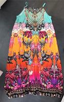 Sommerkleid mit leuchten Farben GR 44 mit Stretch Baden-Württemberg - Weinstadt Vorschau