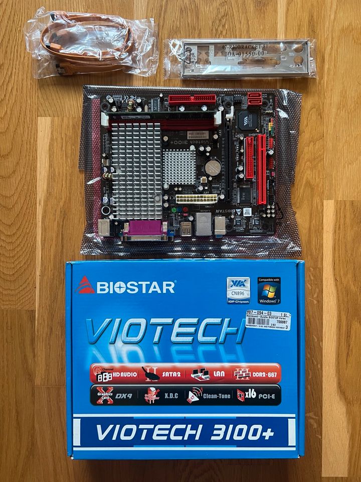 Biostar VioTech 3100+ Mainboard Micro-ATX mit 1gb Arbeitsspeicher in Dietzenbach