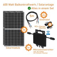 600W (750Wp) Balkonkraftwerk Solaranlage / HERF-600 Inverter Mecklenburg-Vorpommern - Torgelow Vorschau