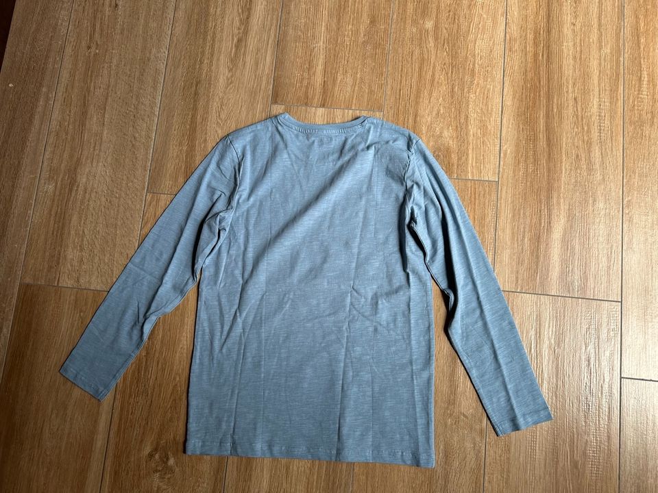 Vertbaudet langarm Shirt, blau, 158/164, ungetragen in Berlin