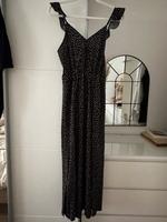 Maxikleid Sommerkleid gepunktet mit Schlitz Volant Damen Kleid Harburg - Hamburg Marmstorf Vorschau