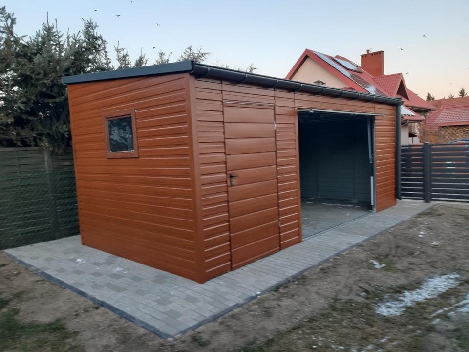 Gartenhaus metall Garage Geräteschuppen Fertiggarage Holzoptik in Dortmund