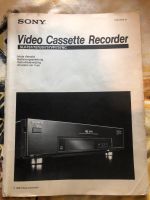 Sony SLV-757 VHS Videorecorder Original Bedienungsanleitung Niedersachsen - Harpstedt Vorschau