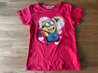 Shirt Minion pink in Größe 110/116 Thüringen - Hörselberg-Hainich Vorschau